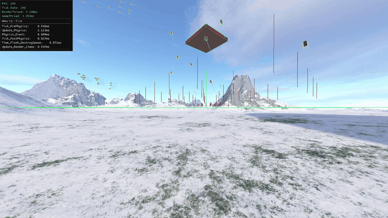 1. Projects/펄어비스 인턴/4주차/__Attachments/투사체 충돌(수정전).gif